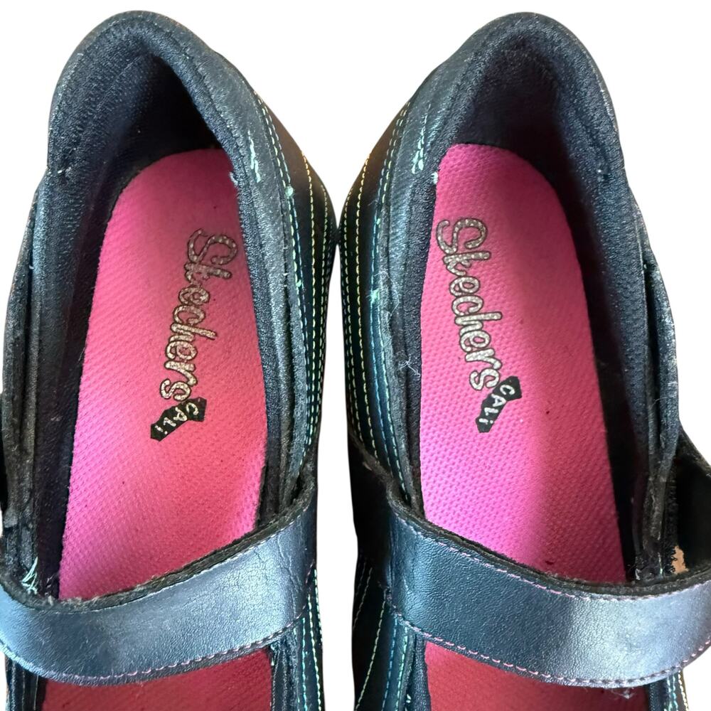 Vintage‎ Skechers Bon Ton Rockette Platform Mary Jane Sneakers Y2K Women's - 8 - Picture 8 of 10
